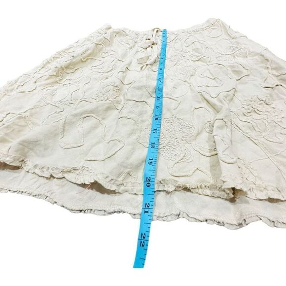 MAX STUDIO Khaki A Line Embroidery NWT Fully Lined Size Large $78 MSRP - Picture 10 of 10